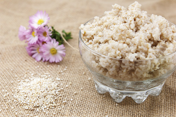 Barley porridge in medicine