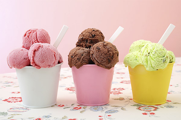 Ice cream in medicine