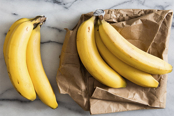 Rules for storing bananas