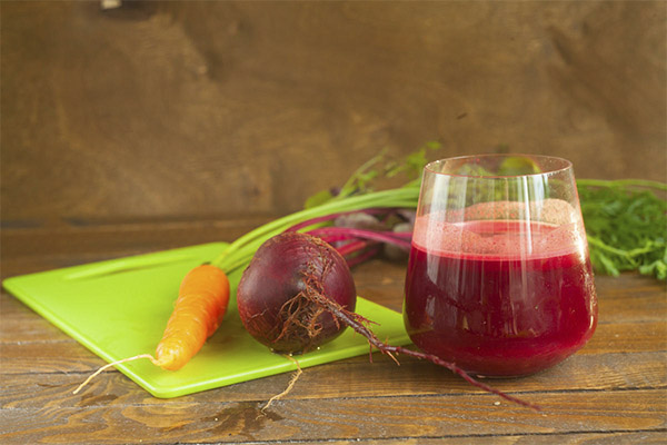 Beet and carrot juice