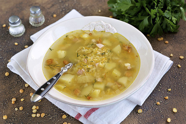 薬用エンドウ豆のスープ