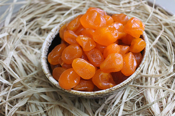 Useful properties of dried kumquats