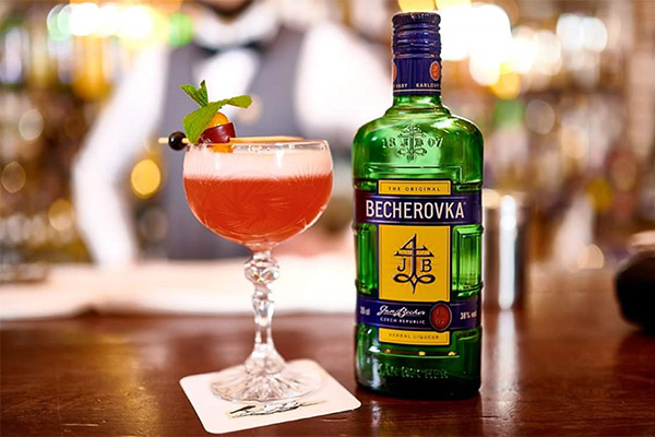 Recipes for cocktails with Becherovka