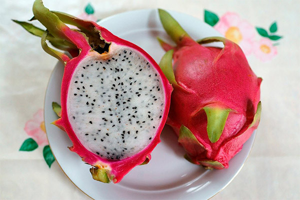 The dragon fruit in cooking