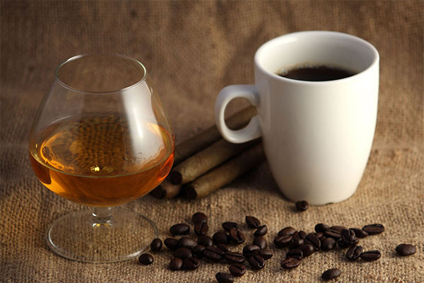 Is it useful to drink coffee with cognac