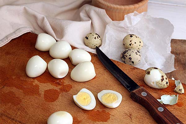 Norms and rules of quail eggs intake