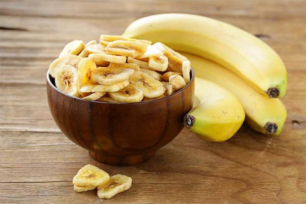 The benefits of dried and dried bananas