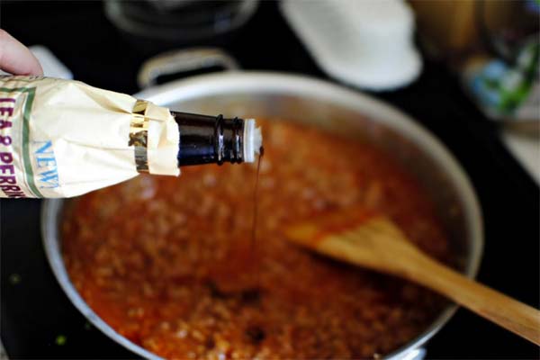 Where to add Worcestershire Sauce